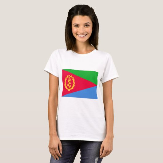 T-shirt Drapeau Érythrée (Devant entier)