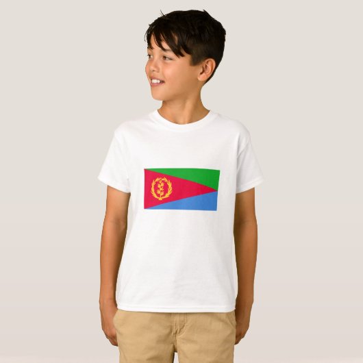 T-shirt Drapeau Érythrée (Devant entier)