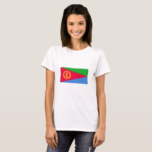 T-shirt Drapeau Érythrée (Devant entier)