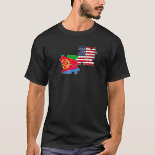 T-shirt Drapeau érythréen américain