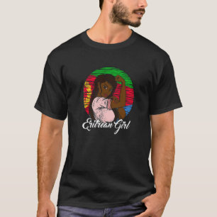 T-shirt Drapeau érythréen Erythrée Erythrée Girl érythréen