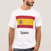 T-shirt Drapeau Espagne (Devant)