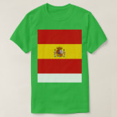 T-shirt Drapeau Espagne (Design devant)