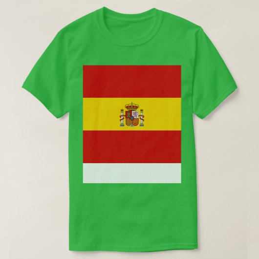 T-shirt Drapeau Espagne (Design devant)