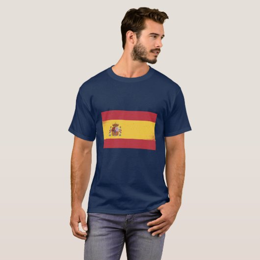 T-shirt Drapeau Espagne (Devant entier)
