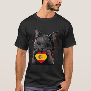 T-shirt Drapeau Espagne Fierté Espagnole Racines Espagnole