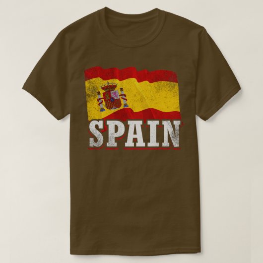 T-shirt Drapeau espagnol (Design devant)