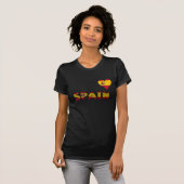 T-shirt Drapeau espagnol (Devant entier)
