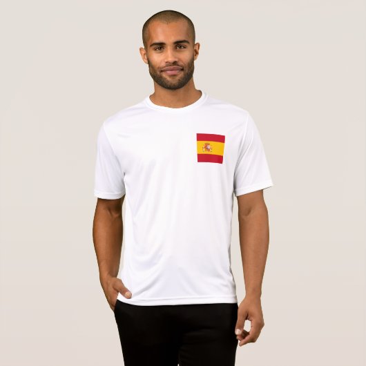 T-shirt Drapeau espagnol (Devant entier)