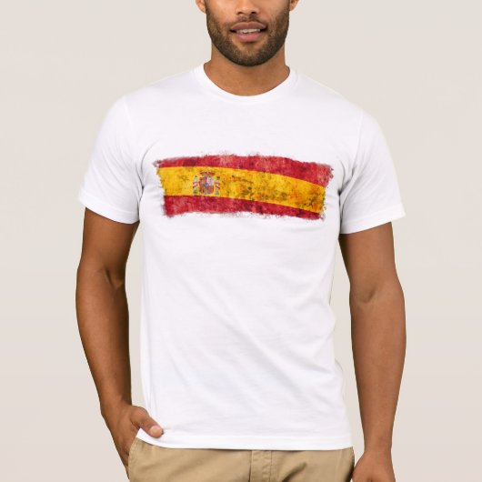 T-shirt Drapeau espagnol (Devant)
