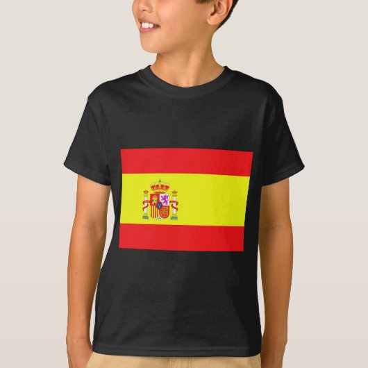 T-shirt Drapeau espagnol (Devant)