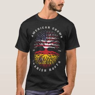 T-shirt Drapeau espagnol américain