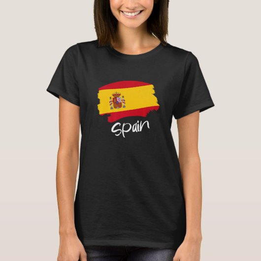 T-shirt Drapeau espagnol Espagne (Devant)