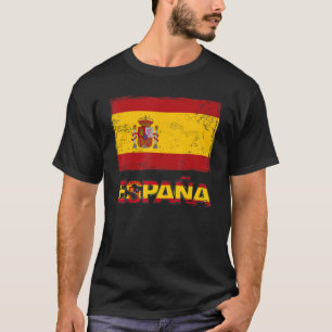 T-shirt Drapeau Espagnol Idée Pour Femmes & Enfants Espagn