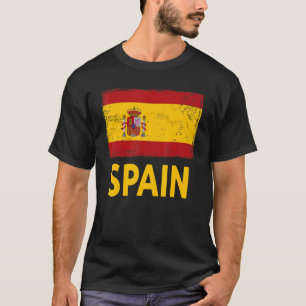 T-shirt Drapeau Espagnol Idée Pour Femmes & Enfants Espagn