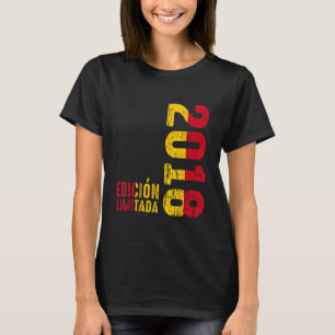 T-shirt Drapeau espagnol Retro 2018 Année 2018 Vintage 201