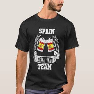 T-shirt Drapeau espagnol vintage Grecian Espagne Bière Boi