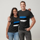 T-shirt Drapeau Estonien (Unisexe)