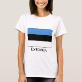 T-shirt Drapeau estonien (Devant)