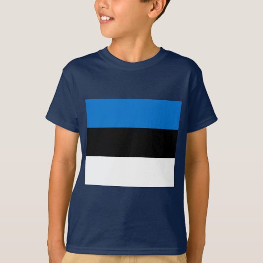 T-shirt Drapeau estonien (Devant)