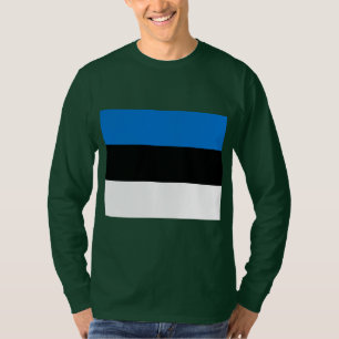T-shirt Drapeau estonien
