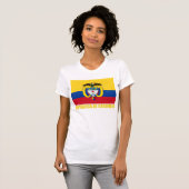 T-shirt Drapeau et armoiries de Colombie (Devant entier)