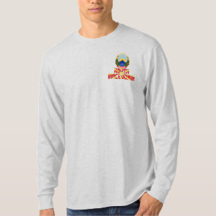 T-shirt Drapeau et armoiries de Macédoine du Nord Patrioti
