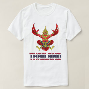T-shirt Drapeau et blason de Thaïlande Patriotique