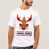 T-shirt Drapeau et blason de Thaïlande Patriotique (Devant)