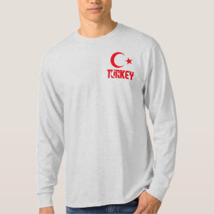 T-shirt Drapeau et blason de Turquie Patriotique