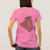 T-Shirt Drapeau et Carte d'Algérie (Dos)