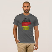 T-shirt Drapeau et carte de l'Allemagne (Devant entier)