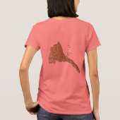 T-Shirt Drapeau et Carte de l'Érythrée (Dos)