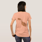 T-Shirt Drapeau et Carte de Malte (Dos entier)