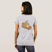 T-Shirt Drapeau et Carte du Canada (Dos entier)