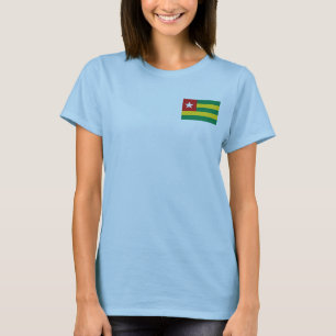 T-shirt Drapeau et Carte du Togo