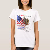 T-shirt Drapeau et citation d'atout d'Eagle Donald J (Devant)