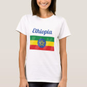T-shirt Drapeau Éthiopie (Devant)