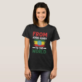 T-shirt Drapeau éthiopien (Devant entier)