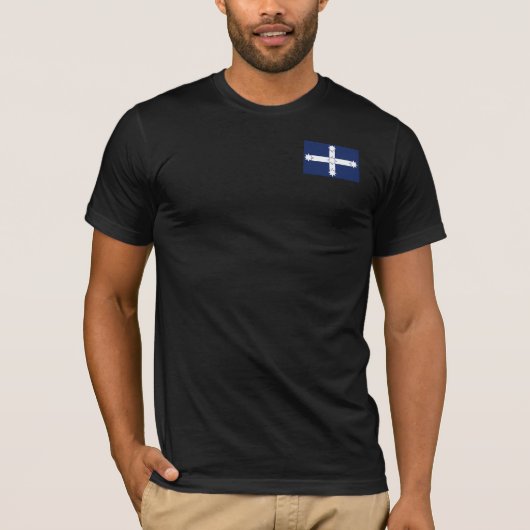 T-shirt drapeau eurêka (Devant)