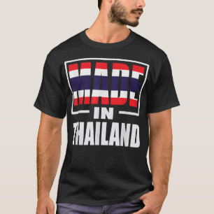 T-shirt Drapeau Fabriqué En Thaïlande LOS Bangkok