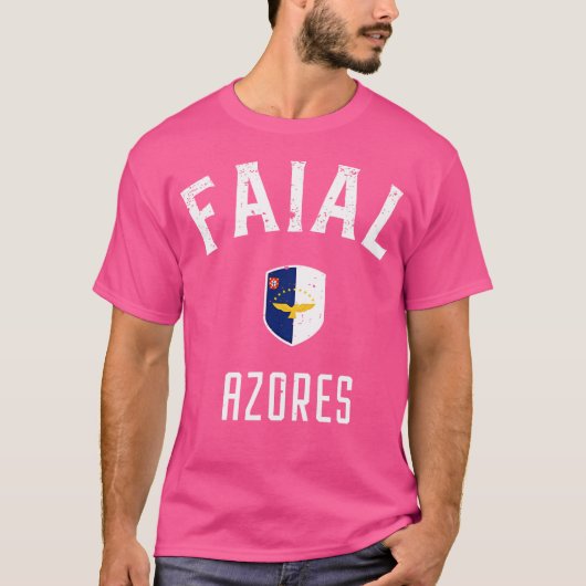 T-shirt Drapeau Faial Açores (Devant)