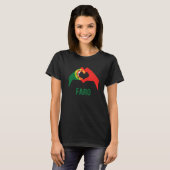 T-shirt Drapeau Faro Portugal (Devant entier)