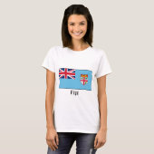 T-shirt Drapeau Fidji (Devant entier)