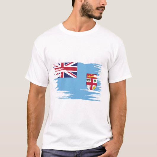 T-shirt Drapeau Fidji (Devant)