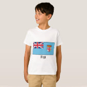 T-shirt Drapeau Fidji (Devant entier)