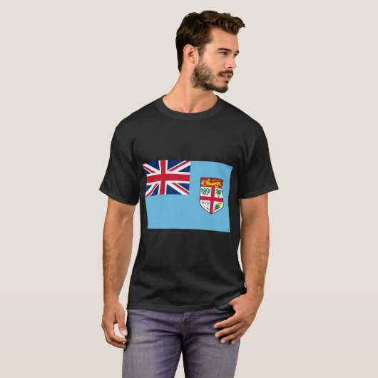 T-shirt Drapeau Fidji (Devant entier)