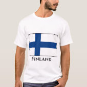 T-shirt Drapeau finlandais (Devant)