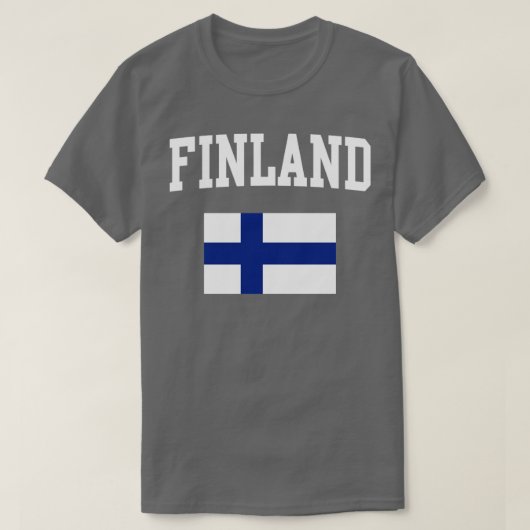 T-shirt Drapeau finlandais (Design devant)
