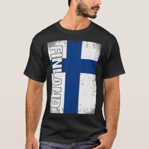 T-shirt Drapeau finlandais Finlande